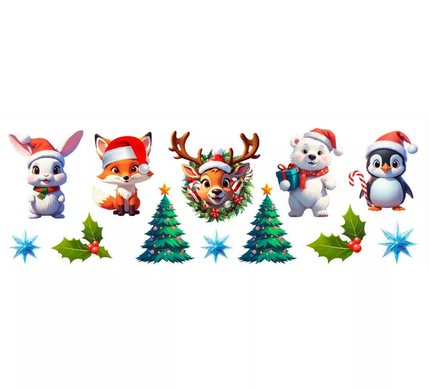 Translation missing: es.Decoración Adhesivo Pared Navidad de 25x70 cm