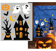 Decoración de Gel Fantasmas 20x25 cm