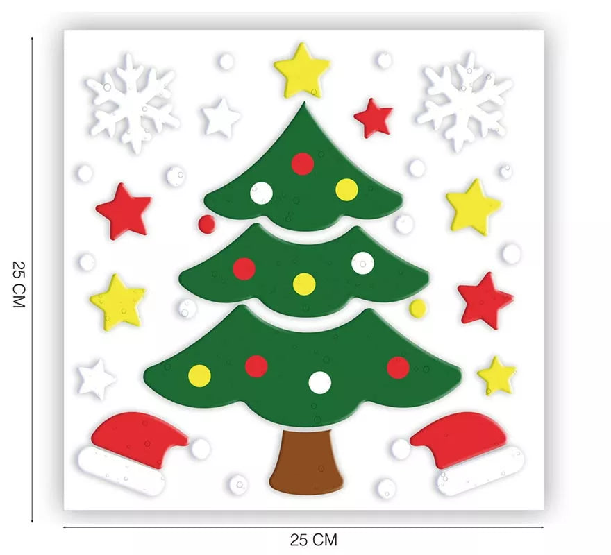 Translation missing: es.Decoración en Gel de Árbol de Navidad de 20x25 cm