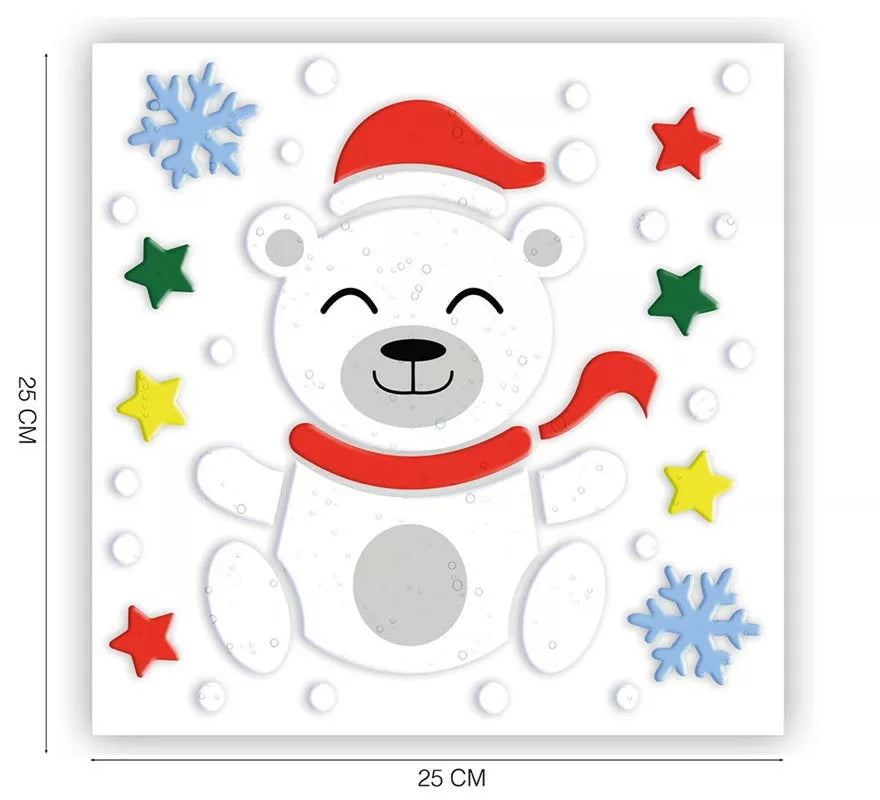 Translation missing: es.Decoración en Gel de Oso Polar de 20x25 cm