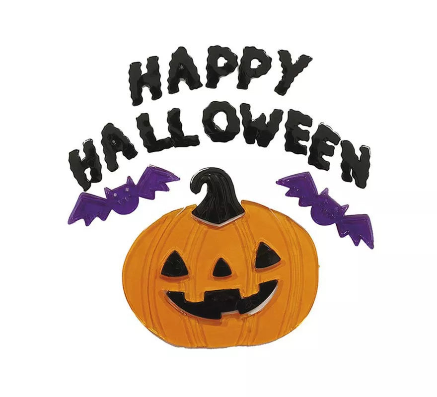 Translation missing: es.Decoración Gel Calabaza "Happy Halloween" de 20x25 cm