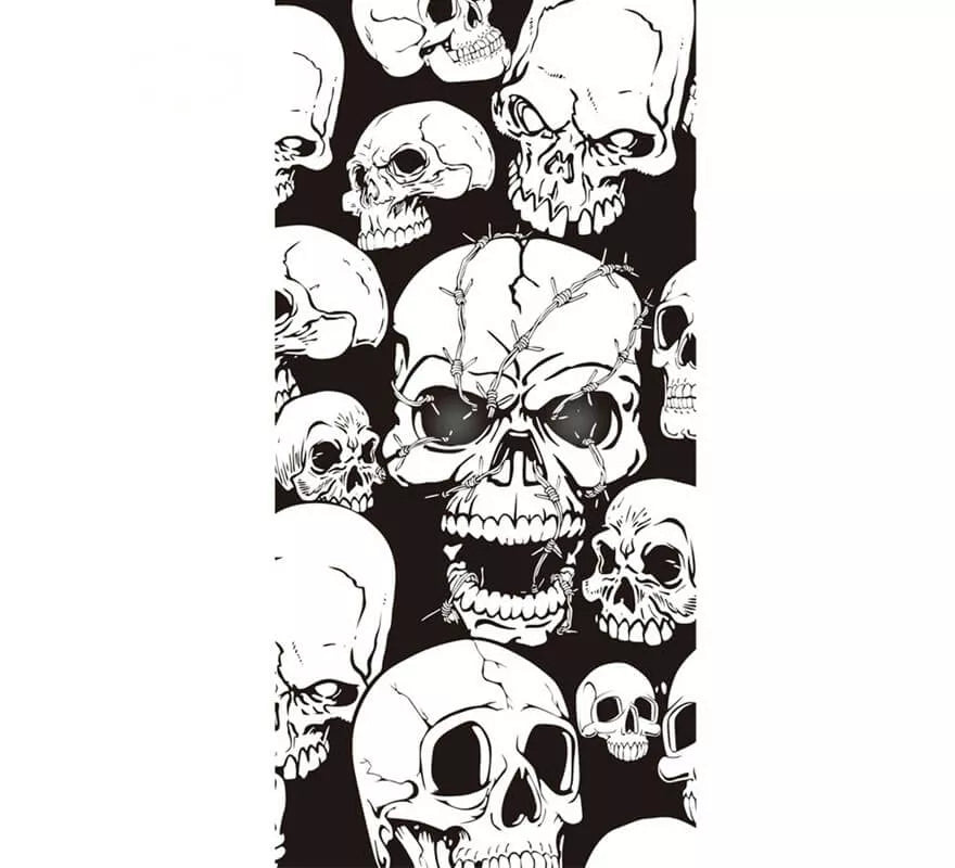 Translation missing: es.Decoración para puerta de Calaveras 75X150 Cm