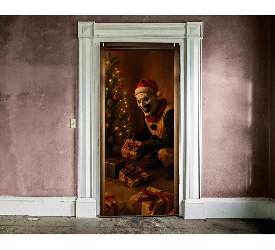 Decoración Puerta Terrifier de 80x180 cm