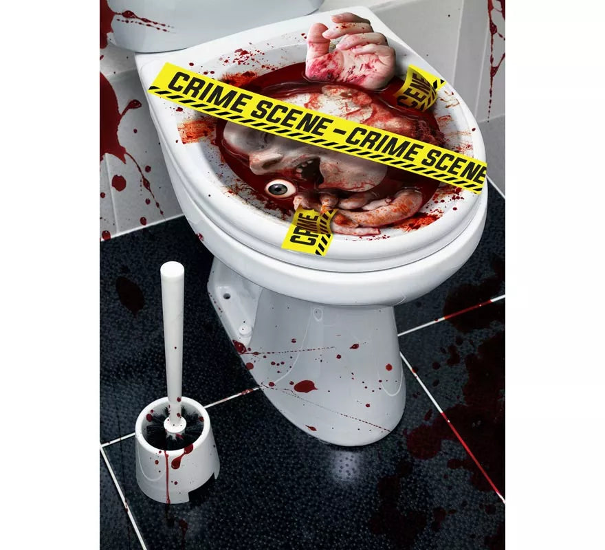 Translation missing: es.Decoración W.C. ''Crime Scene'' de 30x40 cm