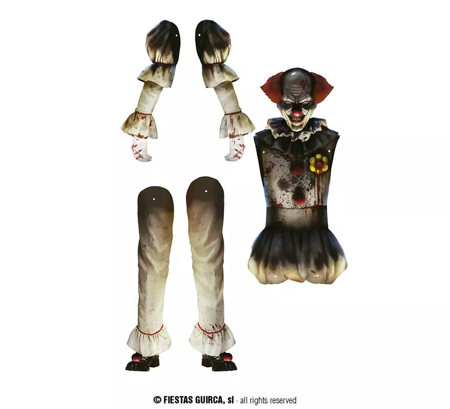 Translation missing: es.Pegatina de Payaso Tenebroso de 180 cm