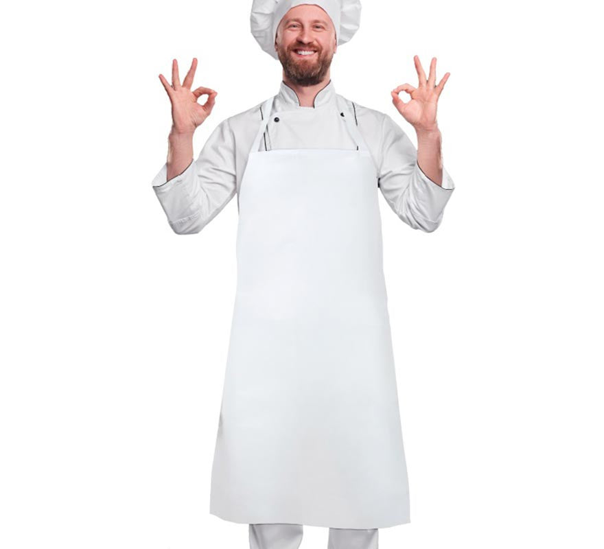 Translation missing: es.Delantal de Cocinero blanco adulto
