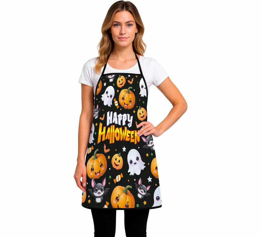 Delantal Happy Halloween para adulto