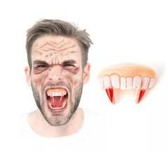Dentadura Vampiro FX con colmillos ensangrentados