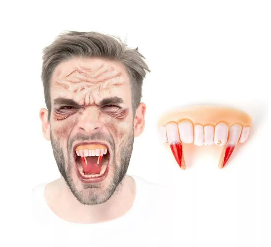 Translation missing: es.Dentadura Vampiro FX con colmillos ensangrentados