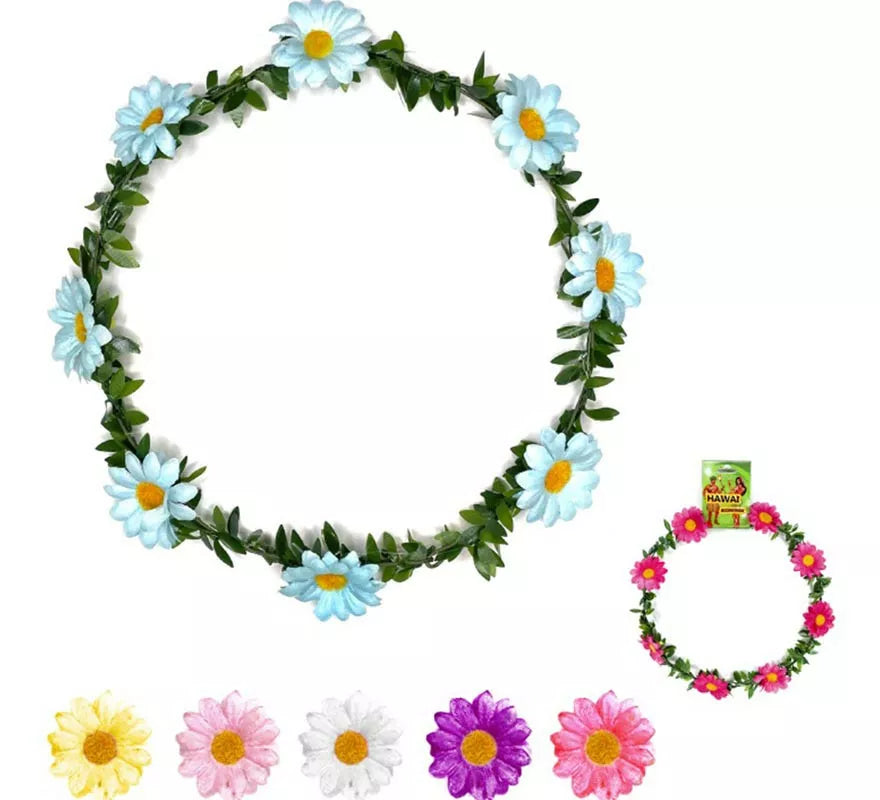 Translation missing: es.Diadema Aro Margaritas de 18 cm de diámetro en colores surtidos