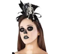 Diadema con Lápida y Esqueleto