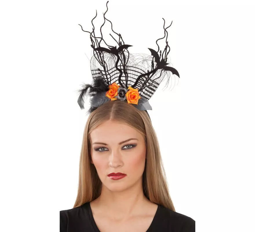 Translation missing: es.Diadema con Murciélagos y Flores