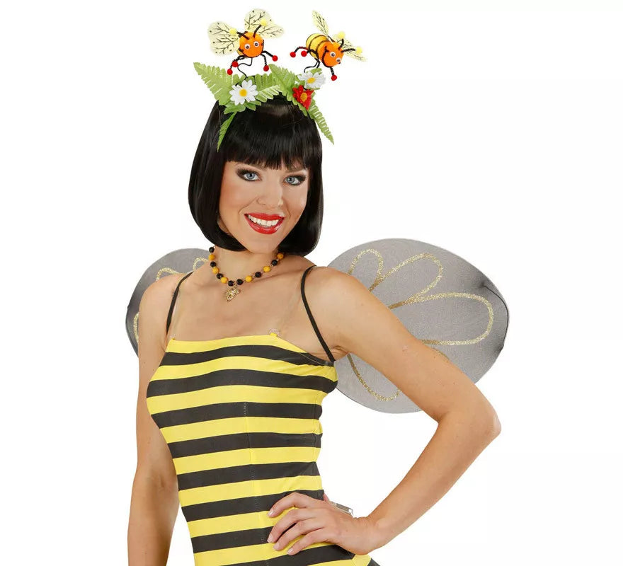 Translation missing: es.Diadema de Abejas con Flores