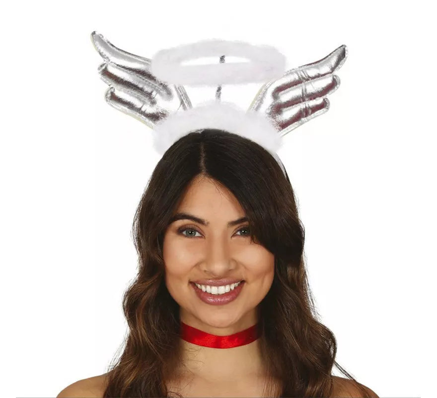 Translation missing: es.Diadema de Ángel con Alas Plata