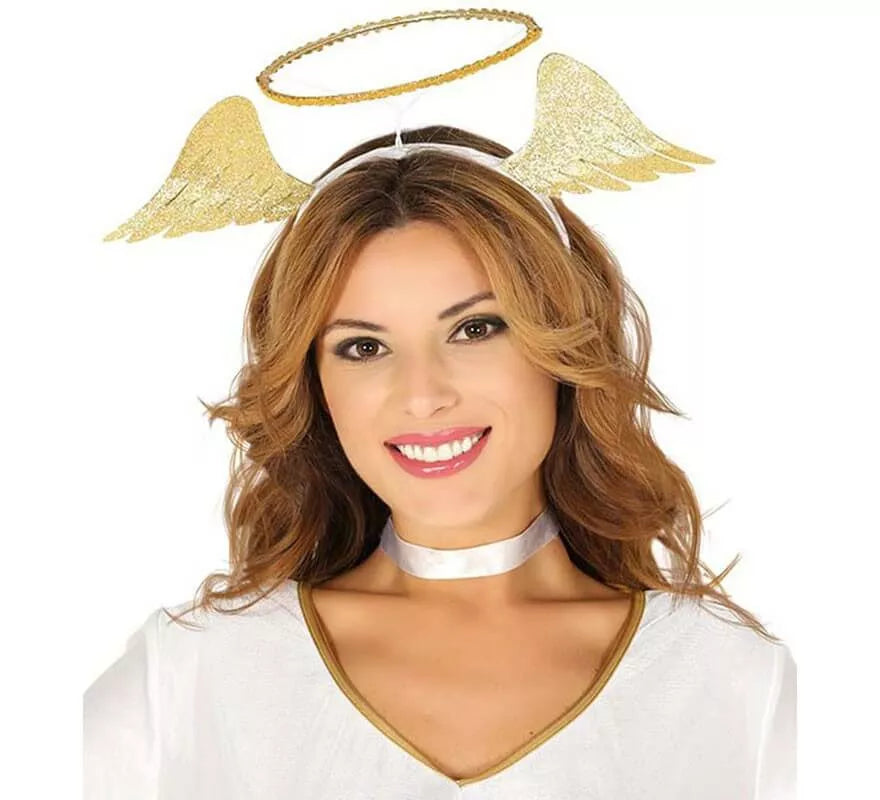 Translation missing: es.Diadema de Ángel con Alas y Halo