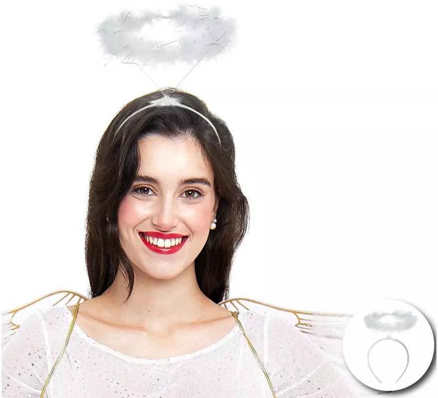Translation missing: es.Diadema de Ángel con aureola blanca