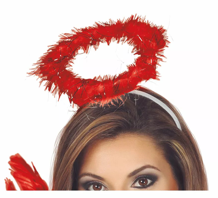 Translation missing: es.Diadema de Ángel Halo con Aureola Roja