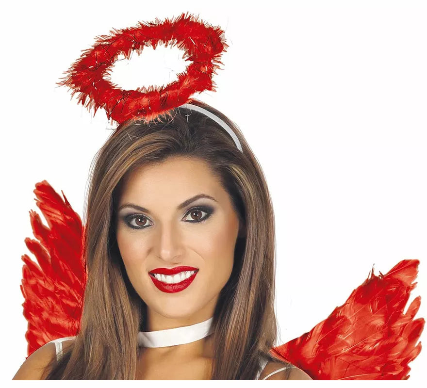 Translation missing: es.Diadema de Ángel Halo con Aureola Roja