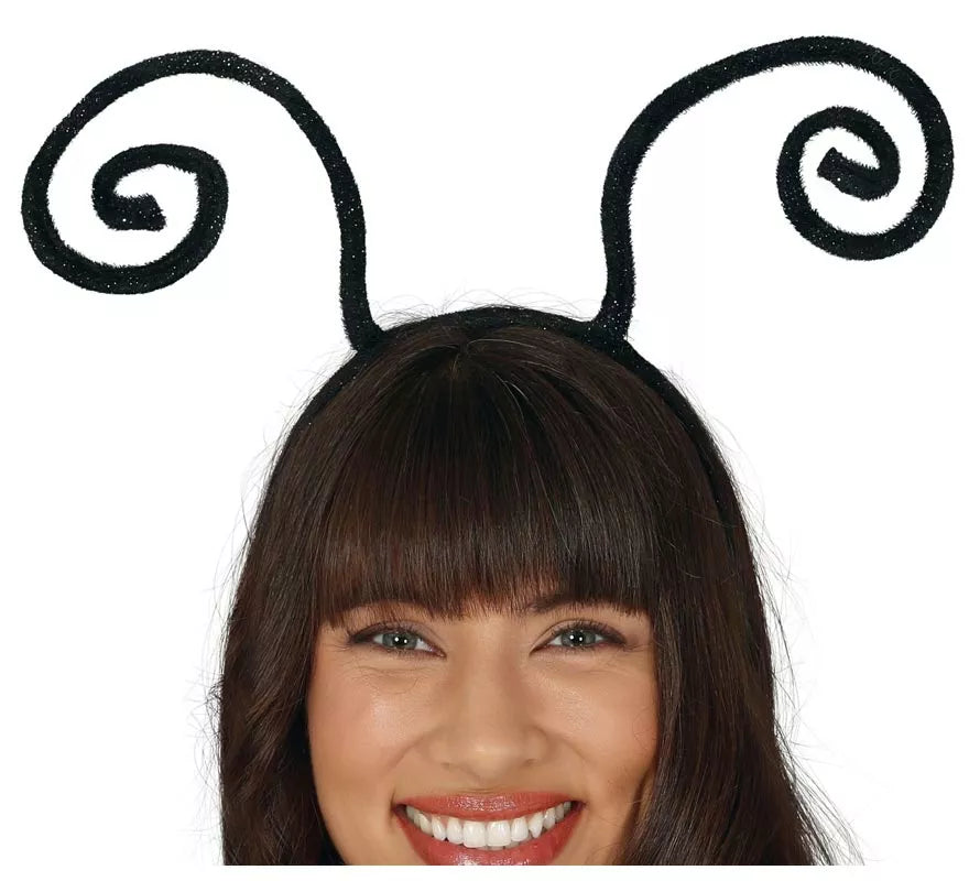 Translation missing: es.Diadema de Antenas de Insecto Negras