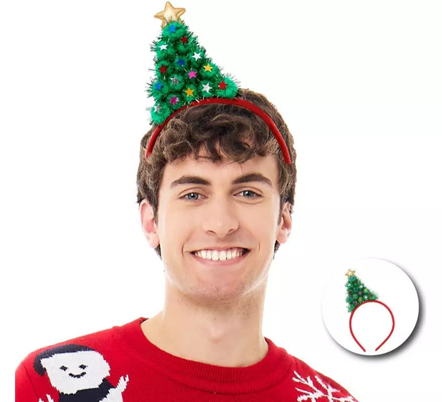 Translation missing: es.Diadema de Árbol de Navidad con estrella