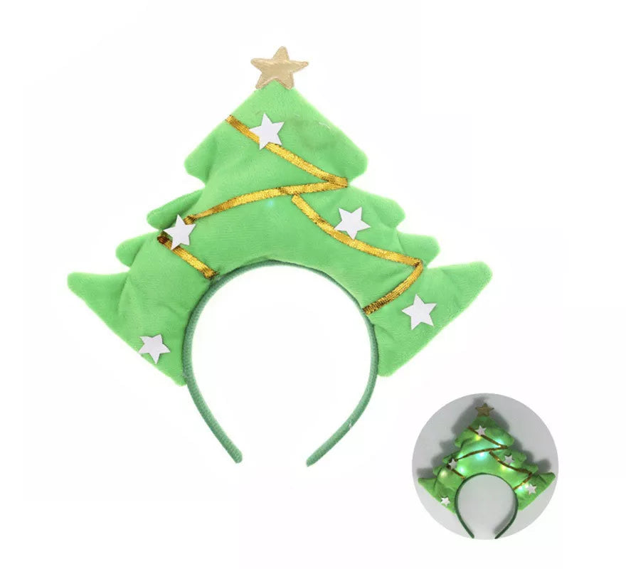 Translation missing: es.Diadema de Árbol de Navidad con Luz