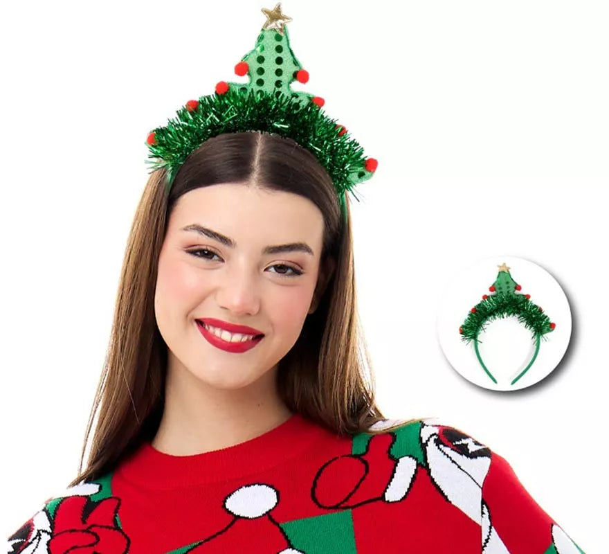 Translation missing: es.Diadema de Árbol Navidad Bombones rojos