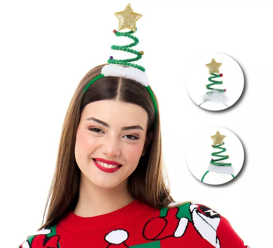 Translation missing: es.Diadema de Árbol Navideño espiral en modelos surtidos
