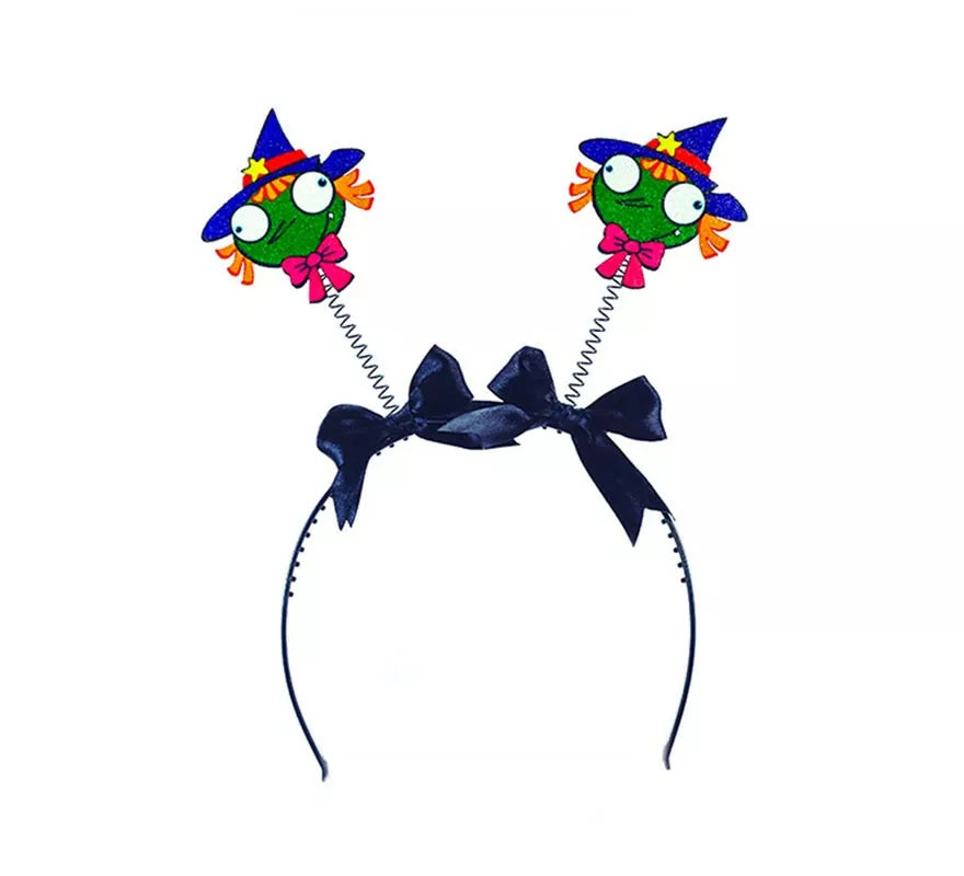 Translation missing: es.Diadema de Brujas coloridas con lazos