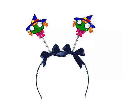 Diadema de Brujas coloridas con lazos