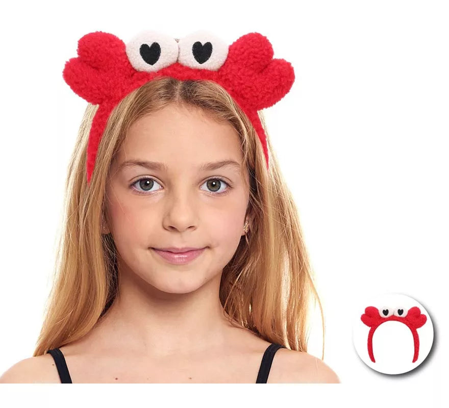 Translation missing: es.Diadema de Cangrejo de peluche infantil