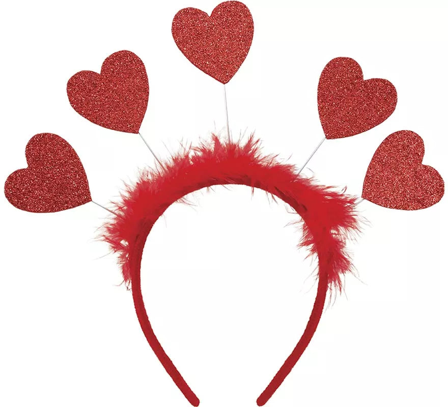 Translation missing: es.Diadema de Corazones rojos