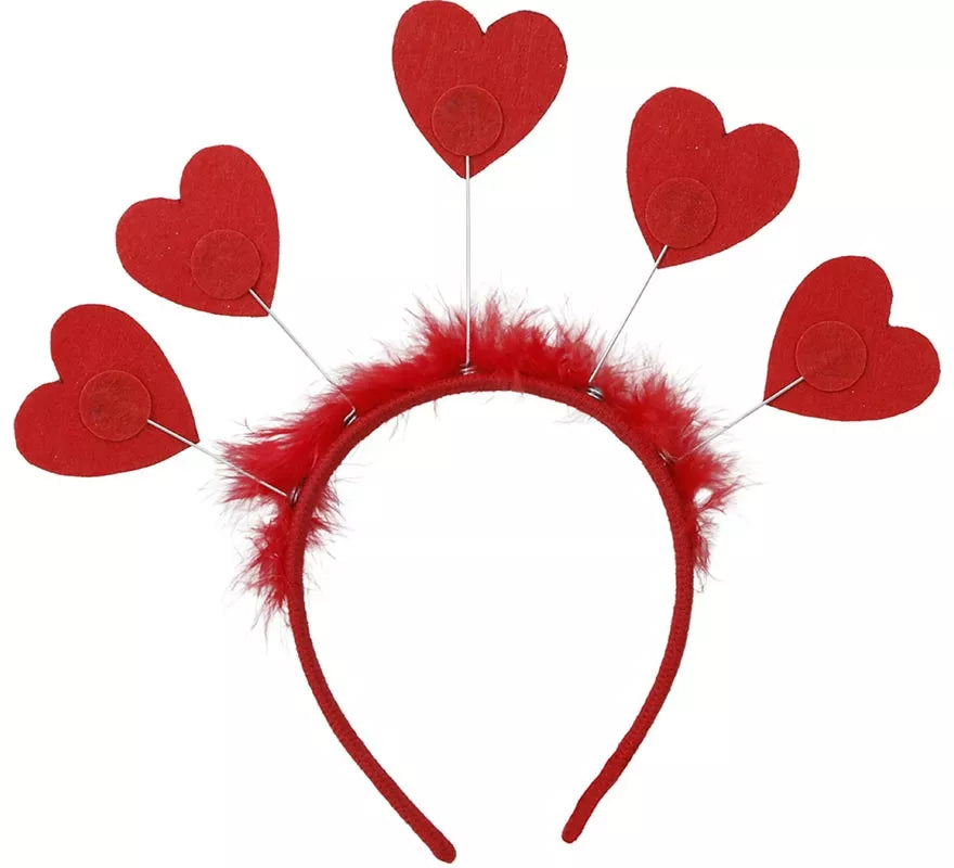 Translation missing: es.Diadema de Corazones rojos