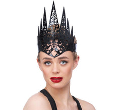Diadema de Corona de Reina Oscura