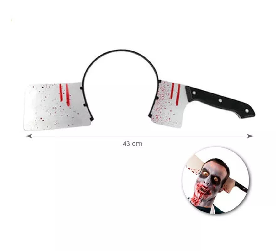 Translation missing: es.Diadema de Cuchillo Carnicero con sangre