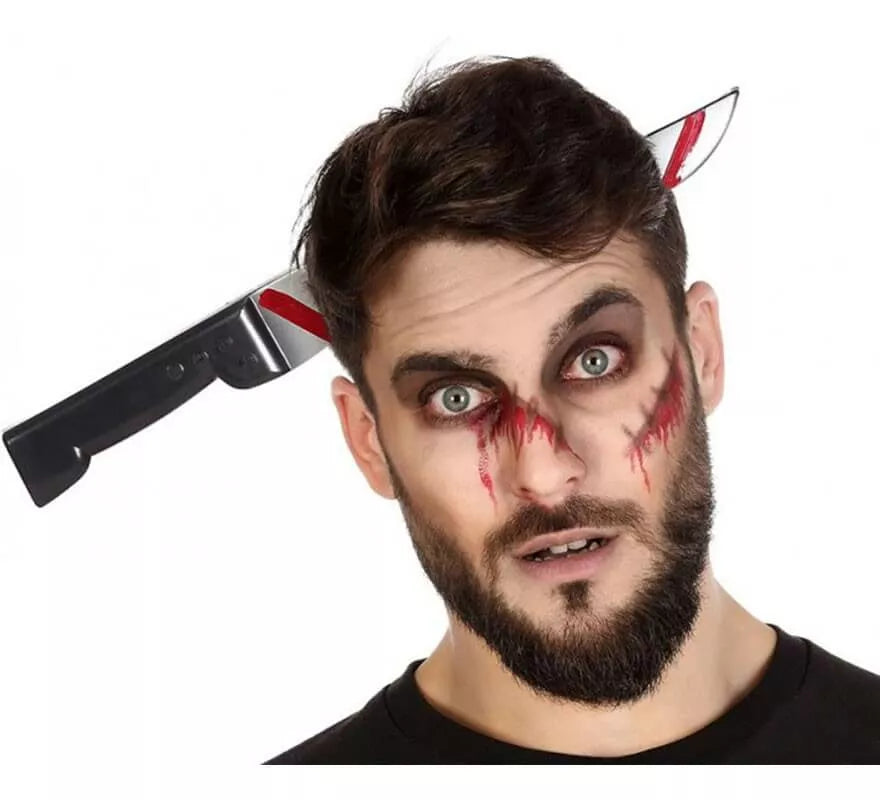 Diadema de Cuchillo con Sangre 33 cm