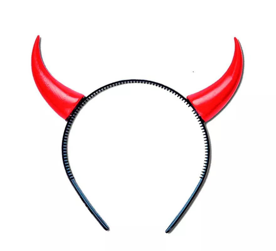 Translation missing: es.Diadema de Demonio rojo vibrante