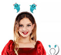 Diadema de Fantasma azul con cuernos infantil