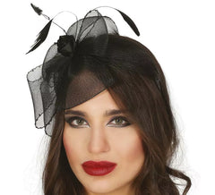 Diadema de Flor Negra