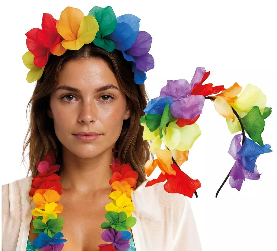 Translation missing: es.Diadema de Flores multicolor