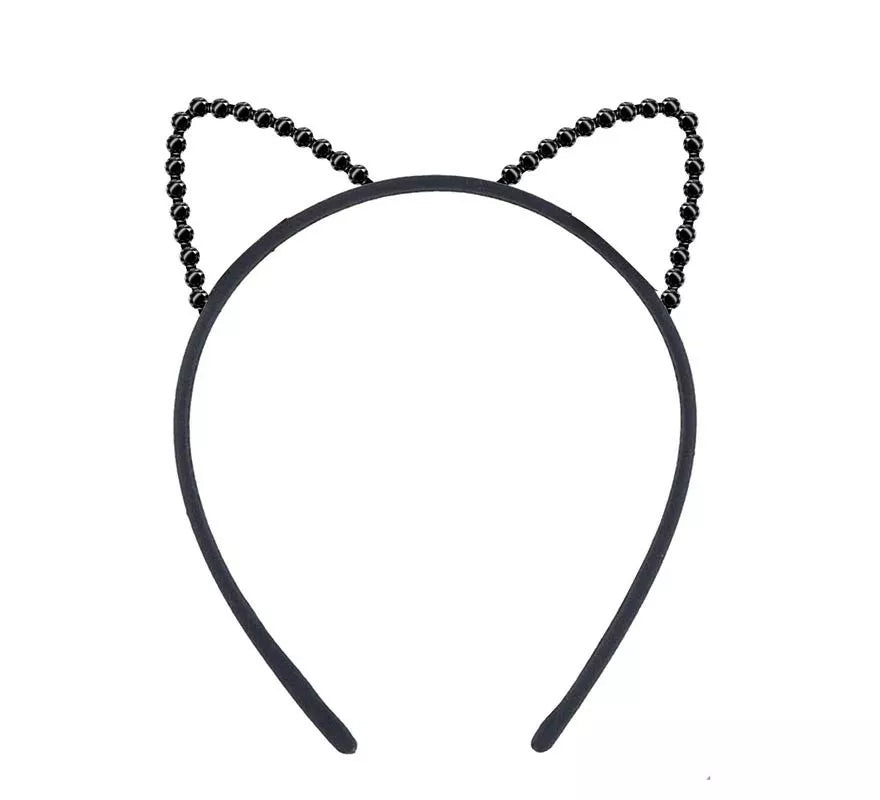 Translation missing: es.Diadema de Gatita Metálica adulto
