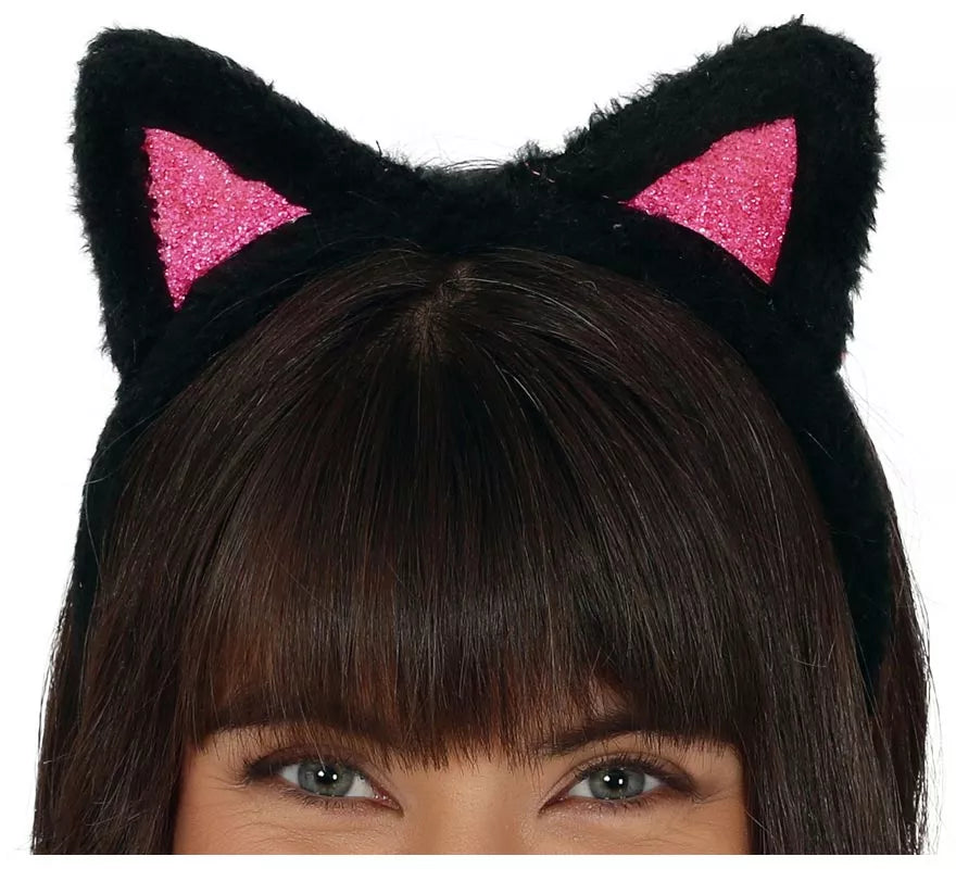 Diadema de Gatita Rosa