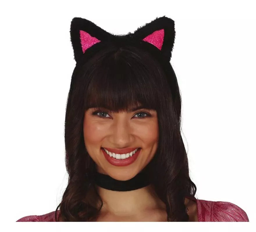 Translation missing: es.Diadema de Gatita Rosa