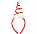 Diadema de Gorro Papá Noel Espiral roja