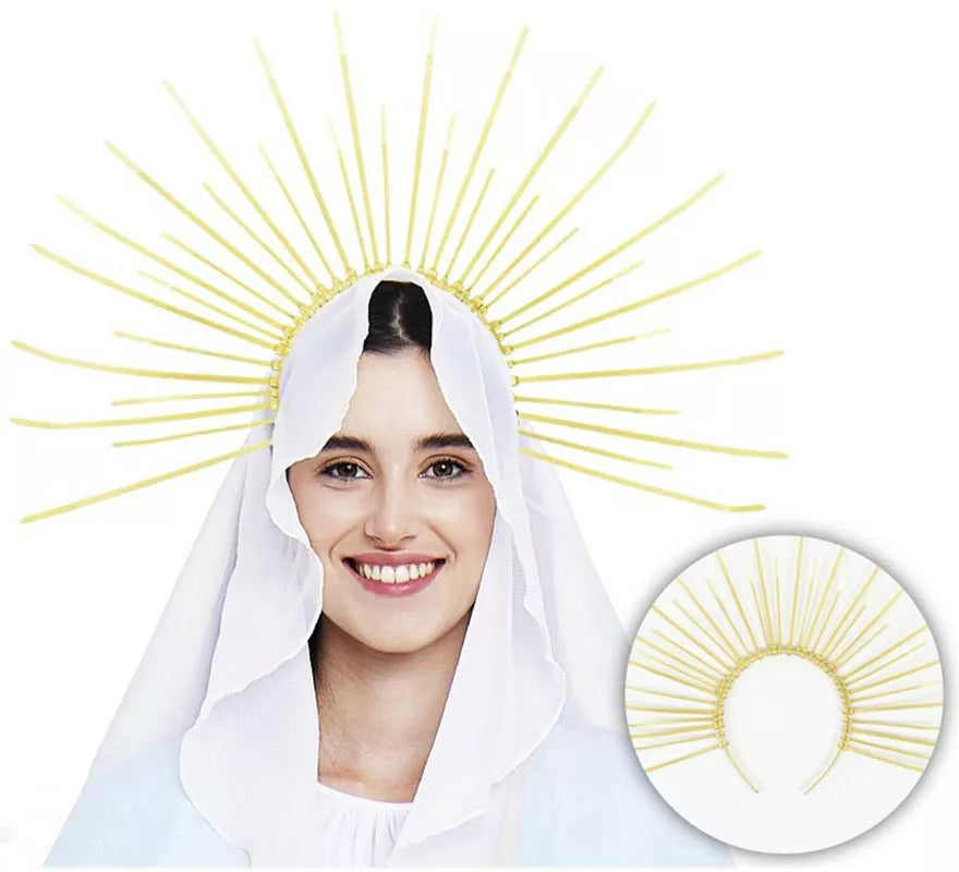Translation missing: es.Diadema de Halo dorada adulto
