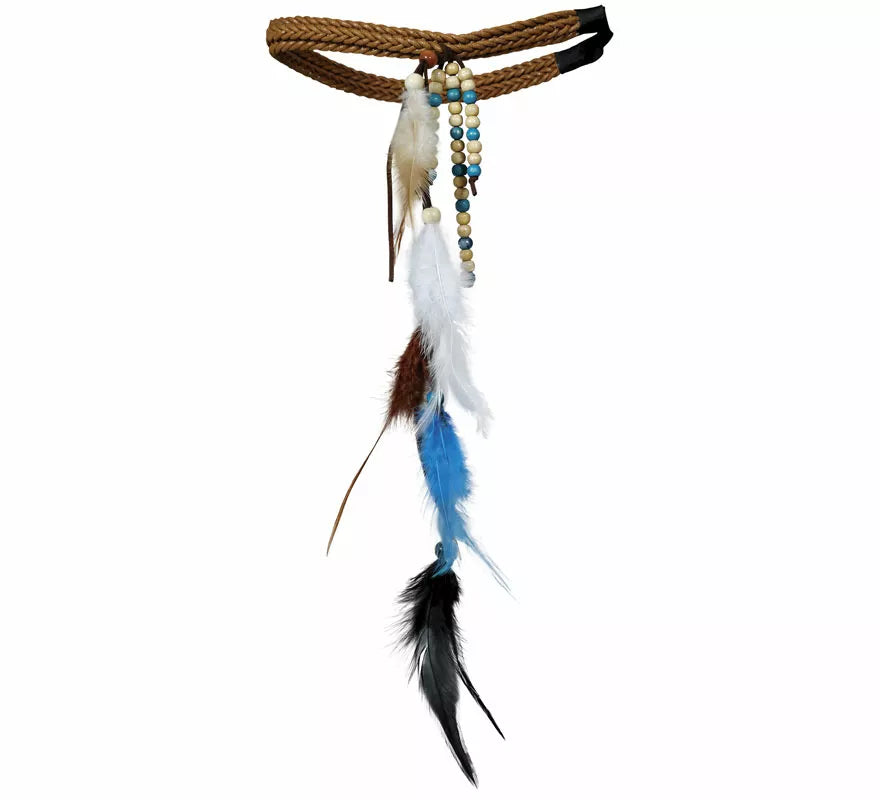 Translation missing: es.Diadema de Indio con plumas adulto