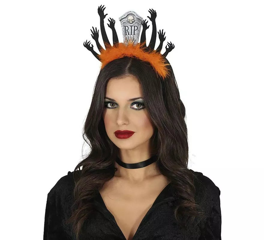 Translation missing: es.Diadema de Lápida con Zombies