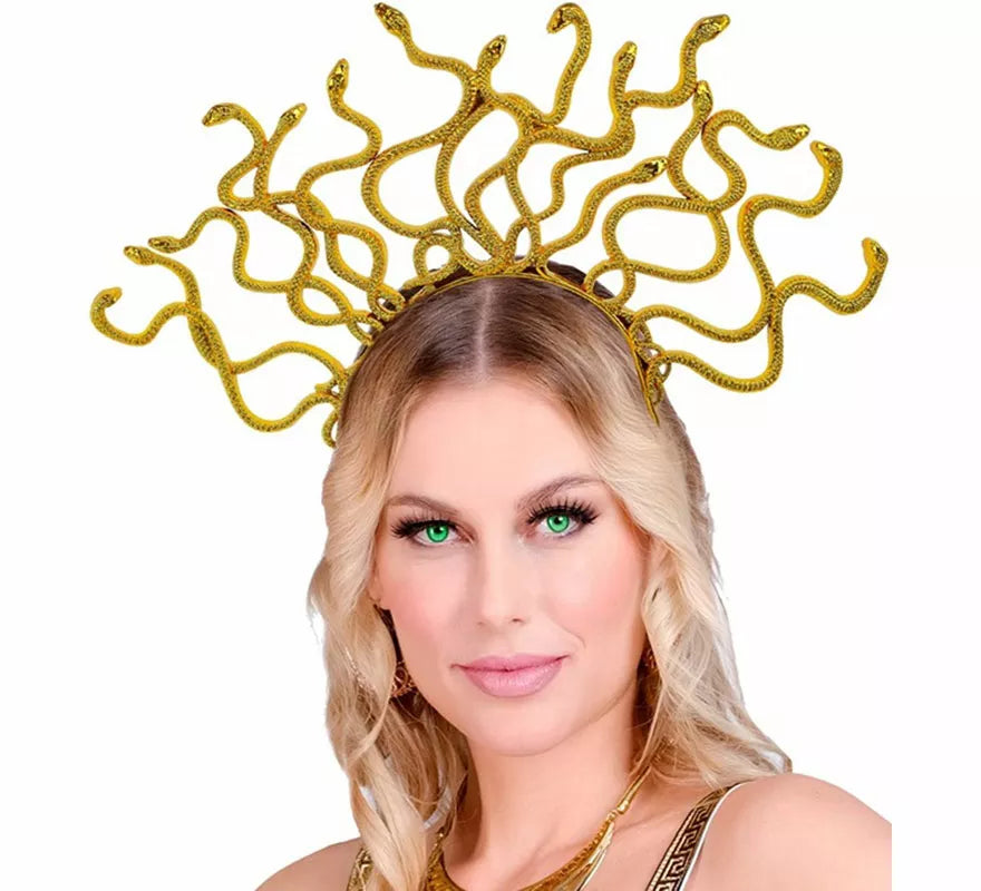 Diadema de Medusa dorada