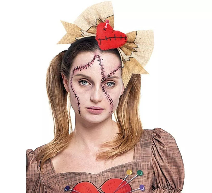 Translation missing: es.Diadema de Muñeca Vudú con corazón