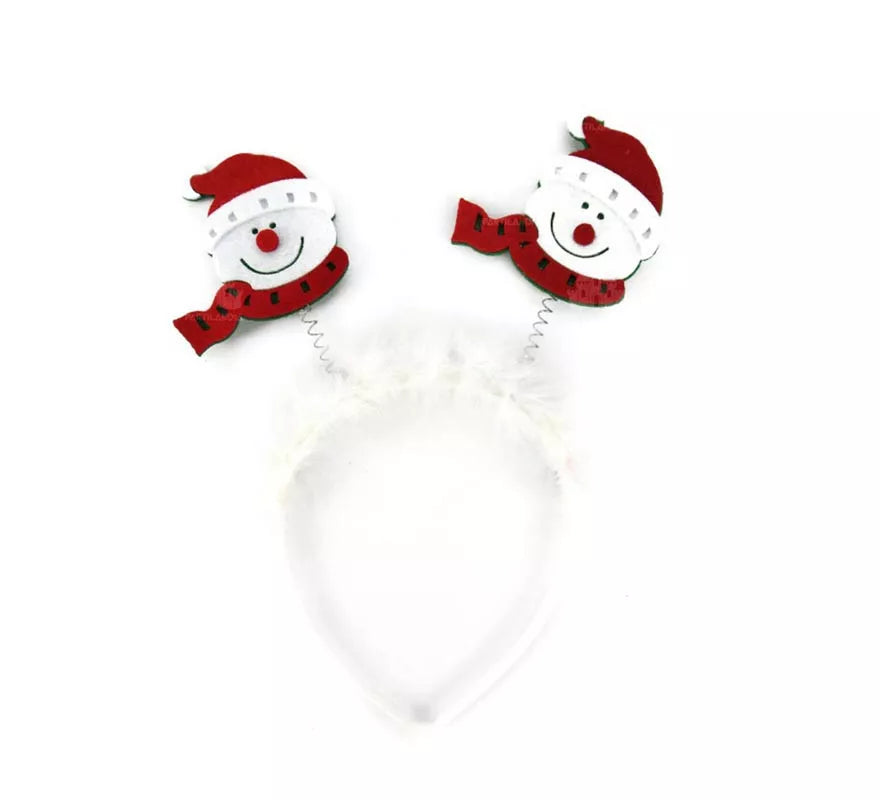 Translation missing: es.Diadema de Muñecos de Nieve con bufanda
