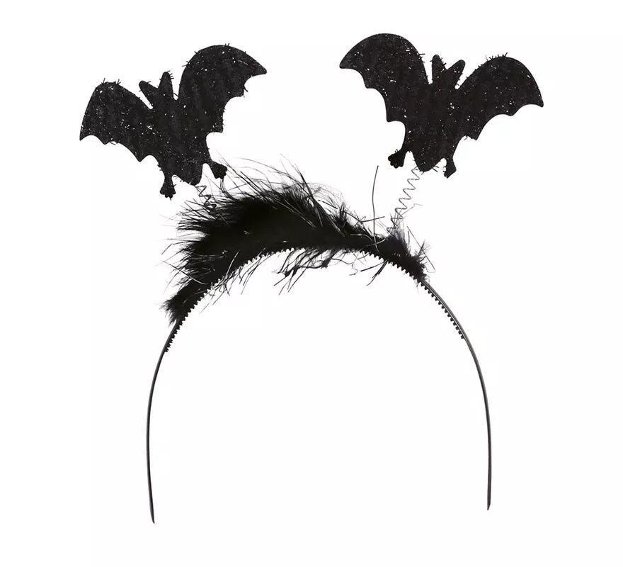 Translation missing: es.Diadema de Murciélagos con Marabú negro